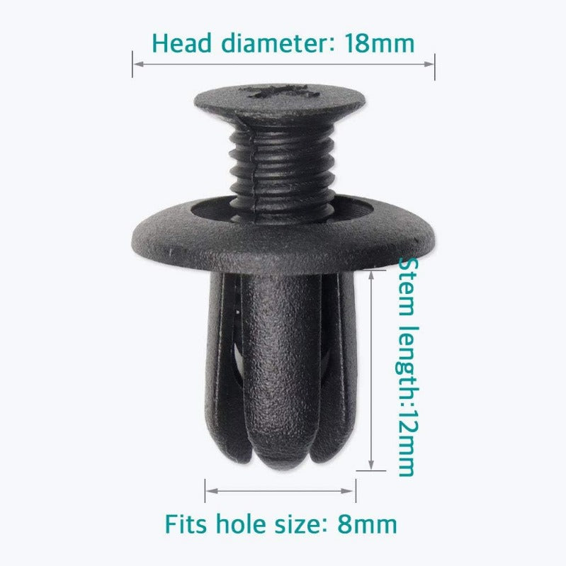 Standard Auto Push Fastener Retainer Clips