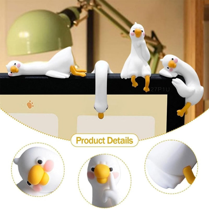 Small Office Duck Decor Figures