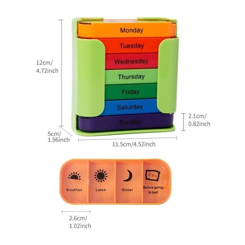 Weekly Medication Pill Box
