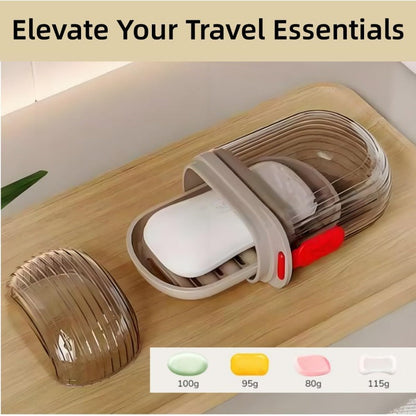 Portable Waterproof Soap Box with Drainage