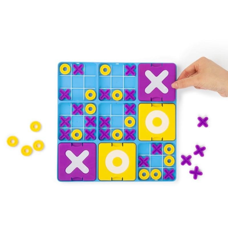 Classic 9-Square Tic Tac Toe Board Game
