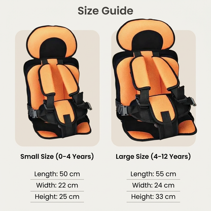 Compact Child Car Booster Seat - Safe Travel Harness