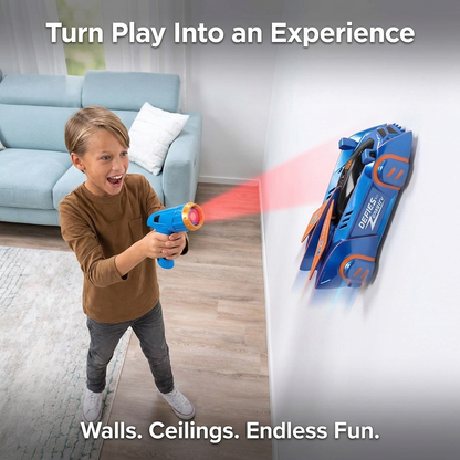 Fast RC Wall Crawler LED Stunt Car Toy for Kids