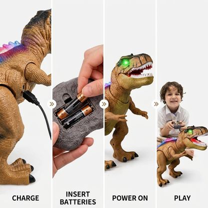 Fun Remote Control Walking Dinosaur Toy
