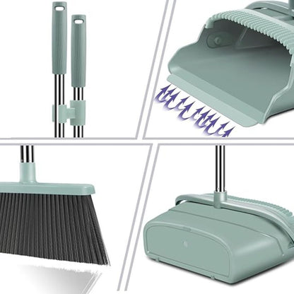 Upgrade Broom and Dustpan Set
