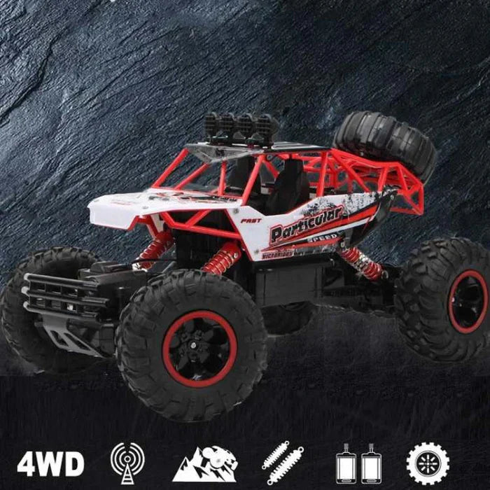 Powerful 4x4 RC Monster Truck with Big Tires